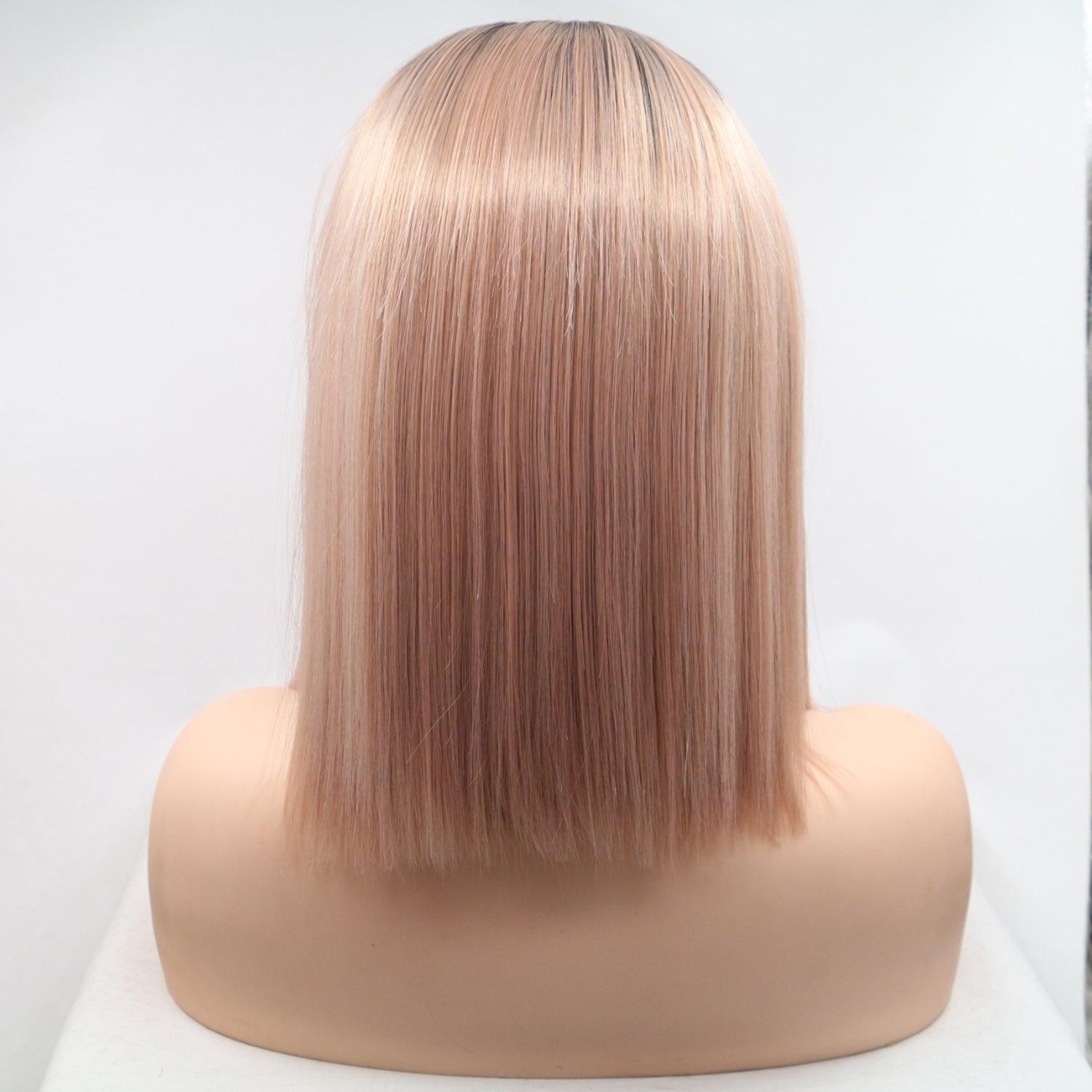 a blonde wig on a mannequin head