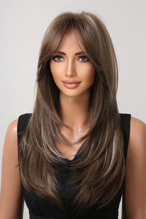 22" Long Straight Full-Machine Wig - MXSTUDIO.COM