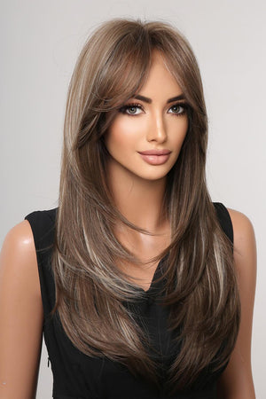 22" Long Straight Full-Machine Wig - MXSTUDIO.COM