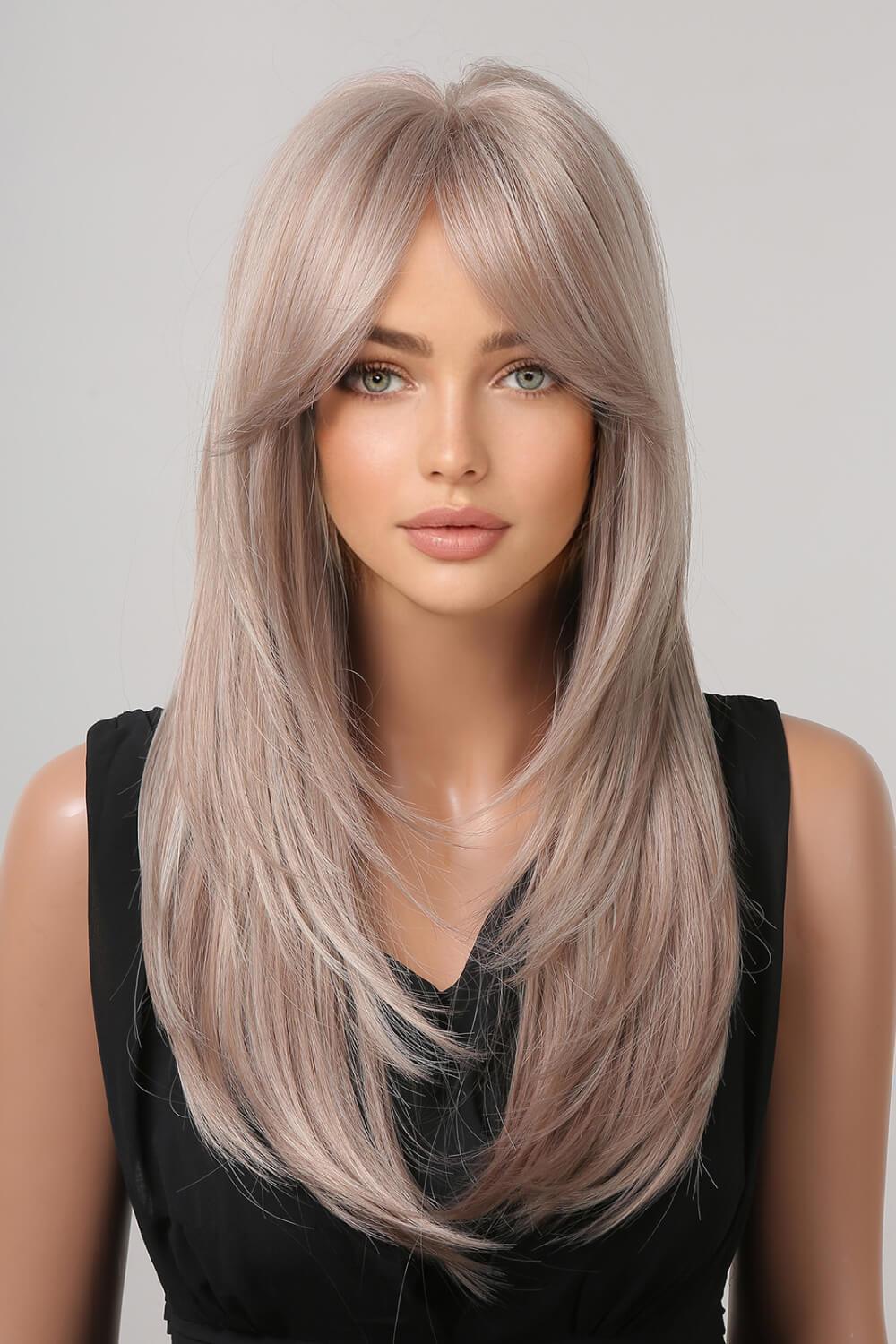 22" Long Straight Full-Machine Wig - MXSTUDIO.COM