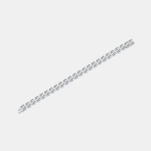 a diamond bracelet on a white background