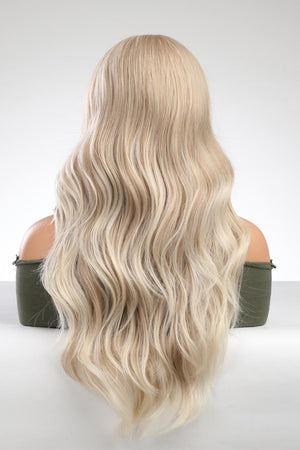 25" Blonde Long Wavy Lace Front Wig - MXSTUDIO.COM