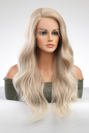 25" Blonde Long Wavy Lace Front Wig - MXSTUDIO.COM