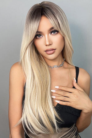 26'' Blonde Ombre Wavy Full Machine Wig - MXSTUDIO.COM