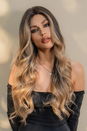 26" Brown Caramel Wavy Lace Front Wig - MXSTUDIO.COM