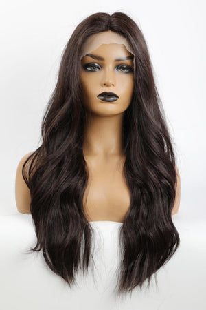 26" Brown Long Wave Lace Front Wig - MXSTUDIO.COM