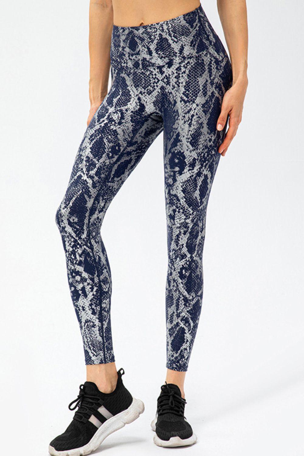 Active and Wild Slim Fit Animal Print Leggings - MXSTUDIO.COM