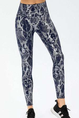 Active and Wild Slim Fit Animal Print Leggings - MXSTUDIO.COM