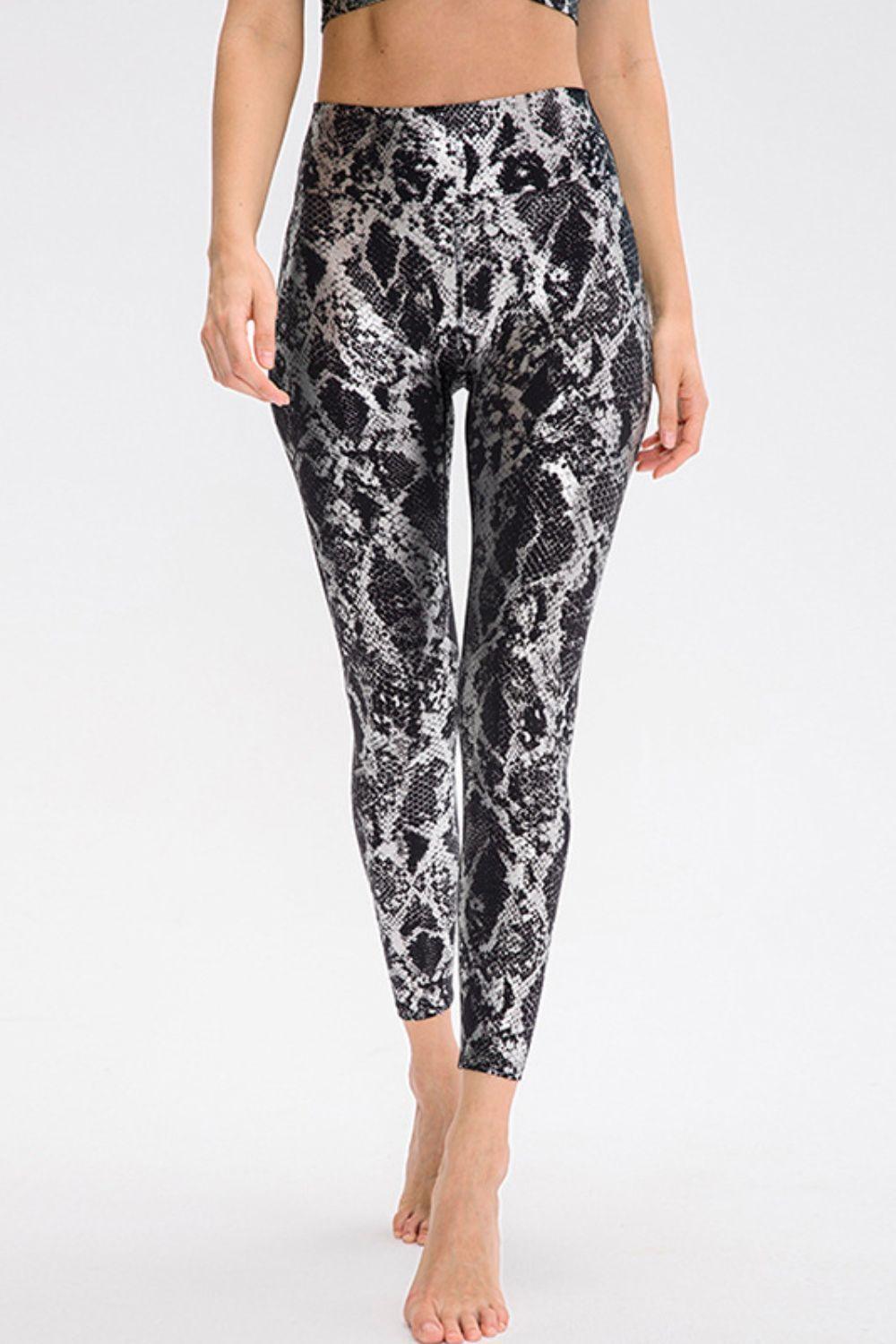 Active and Wild Slim Fit Animal Print Leggings - MXSTUDIO.COM