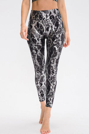 Active and Wild Slim Fit Animal Print Leggings - MXSTUDIO.COM