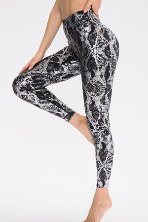 Active and Wild Slim Fit Animal Print Leggings - MXSTUDIO.COM