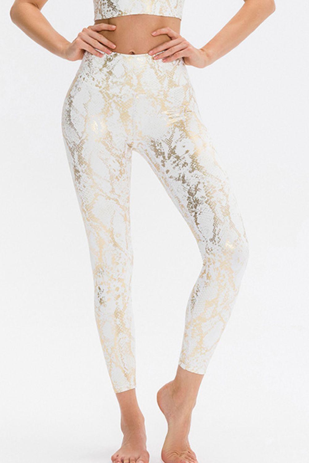 Active and Wild Slim Fit Animal Print Leggings - MXSTUDIO.COM
