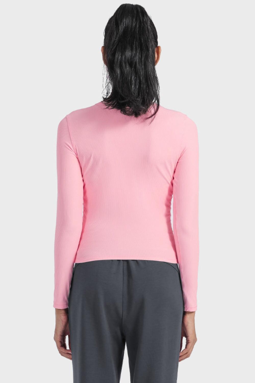 Actively Comfy Spandex Long Sleeve Active Top - MXSTUDIO.COM