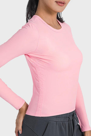 Actively Comfy Spandex Long Sleeve Active Top - MXSTUDIO.COM