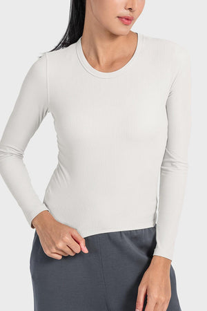 Actively Comfy Spandex Long Sleeve Active Top - MXSTUDIO.COM