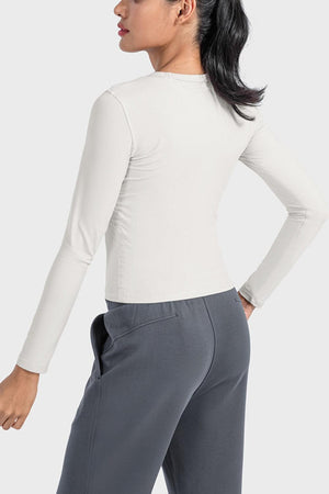 Actively Comfy Spandex Long Sleeve Active Top - MXSTUDIO.COM