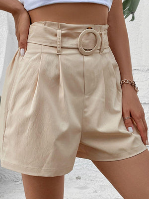 Always Ready High Waist Belted Shorts - MXSTUDIO.COM