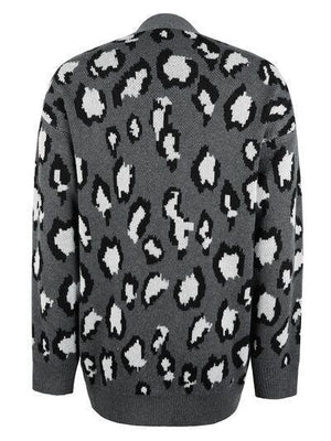 Amazing Prints Open Front Leopard Cardigan-MXSTUDIO.COM