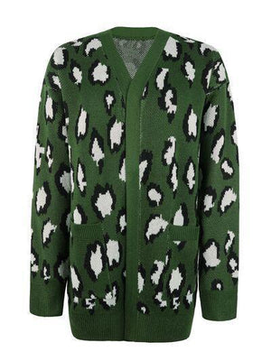 Amazing Prints Open Front Leopard Cardigan-MXSTUDIO.COM