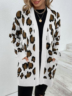 Amazing Prints Open Front Leopard Cardigan-MXSTUDIO.COM