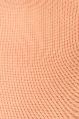 Anytime Outfits Long Sleeve Plus Size Orange Top - MXSTUDIO.COM