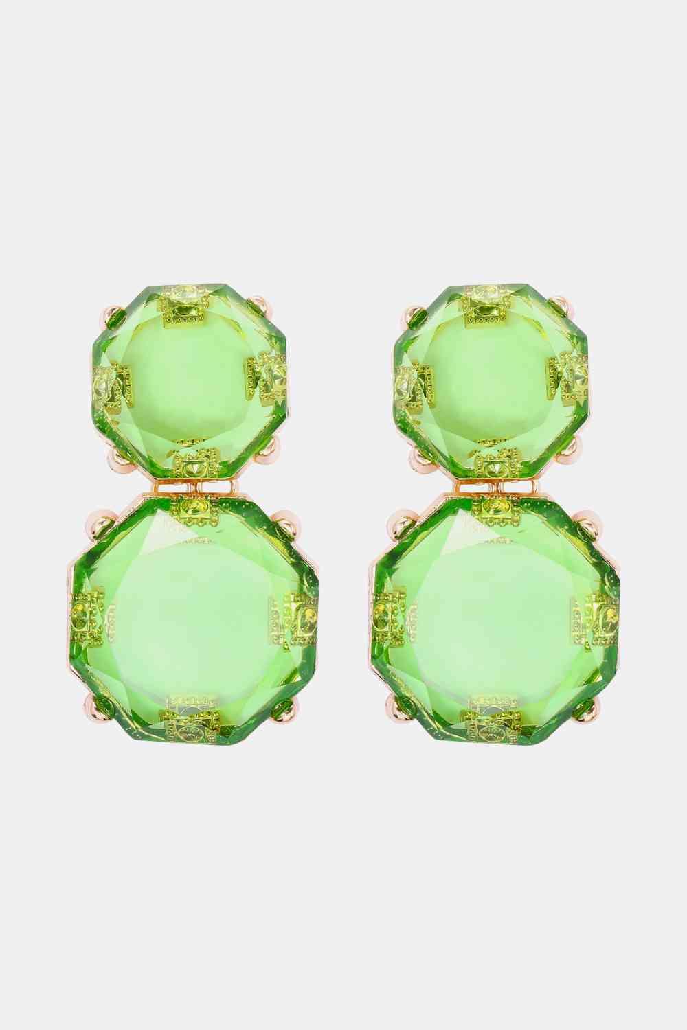 Appear Lovely Frame Geometric Dangle Earrings-MXSTUDIO.COM