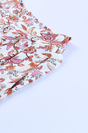 At Ease Bohemian Floral Culotte Pants - MXSTUDIO.COM