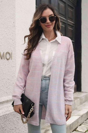 Autumn Shield Long Open Front Cardigan - MXSTUDIO.COM