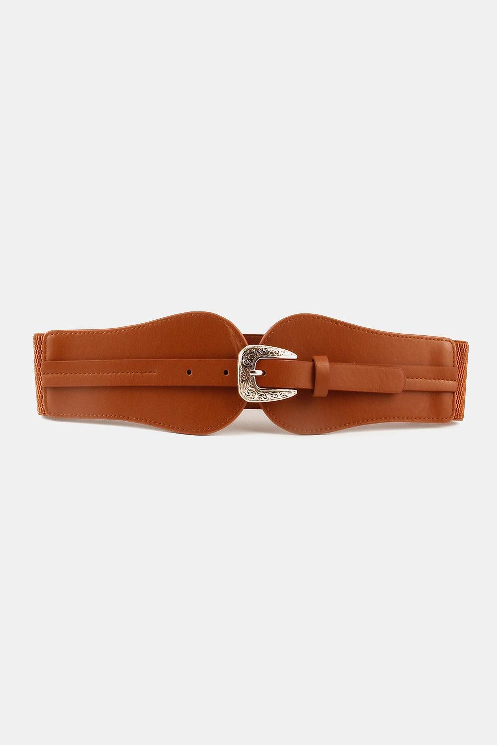 Be Exceptional Alloy Buckle Wide Stretch Belt - MXSTUDIO.COM