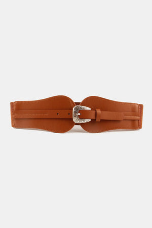 Be Exceptional Alloy Buckle Wide Stretch Belt - MXSTUDIO.COM