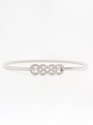 Be One-Of-A-Kind Knot Buckle Metal Stretch Belt - MXSTUDIO.COM