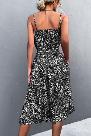 Beat the Heat Spaghetti Strap Belted Dress - MXSTUDIO.COM