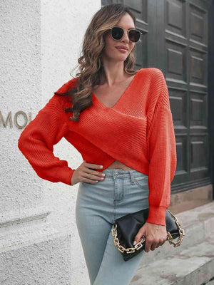 Beautiful Comfort Crisscross Sweater - MXSTUDIO.COM