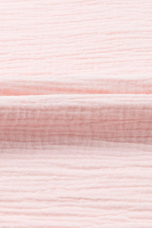 Best Me Ever Textured Pink Short Sleeve Blouse - MXSTUDIO.COM