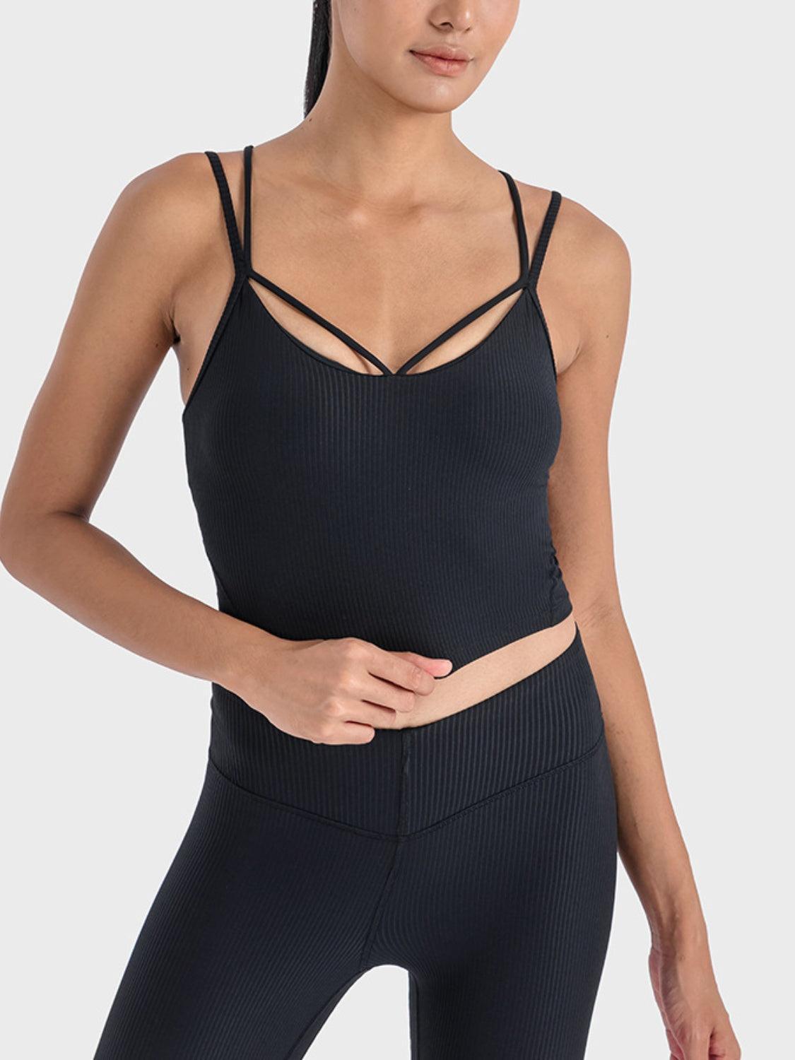 Beyond Basic Sleeveless Active Crop Top - MXSTUDIO.COM