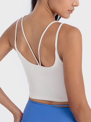 Beyond Basic Sleeveless Active Crop Top - MXSTUDIO.COM