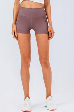 Breathable High Waisted Active Shorts - MXSTUDIO.COM
