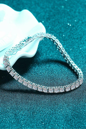 Brilliant Cut 4.9 Carat Moissanite Tennis Bracelet - MXSTUDIO.COM