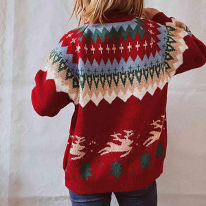 Brilliant Graphic Women Long Sleeve Sweater-MXSTUDIO.COM