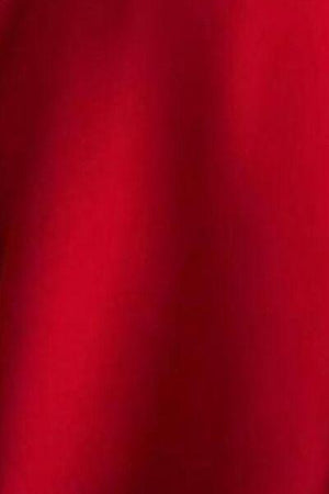 a close up view of a red fabric