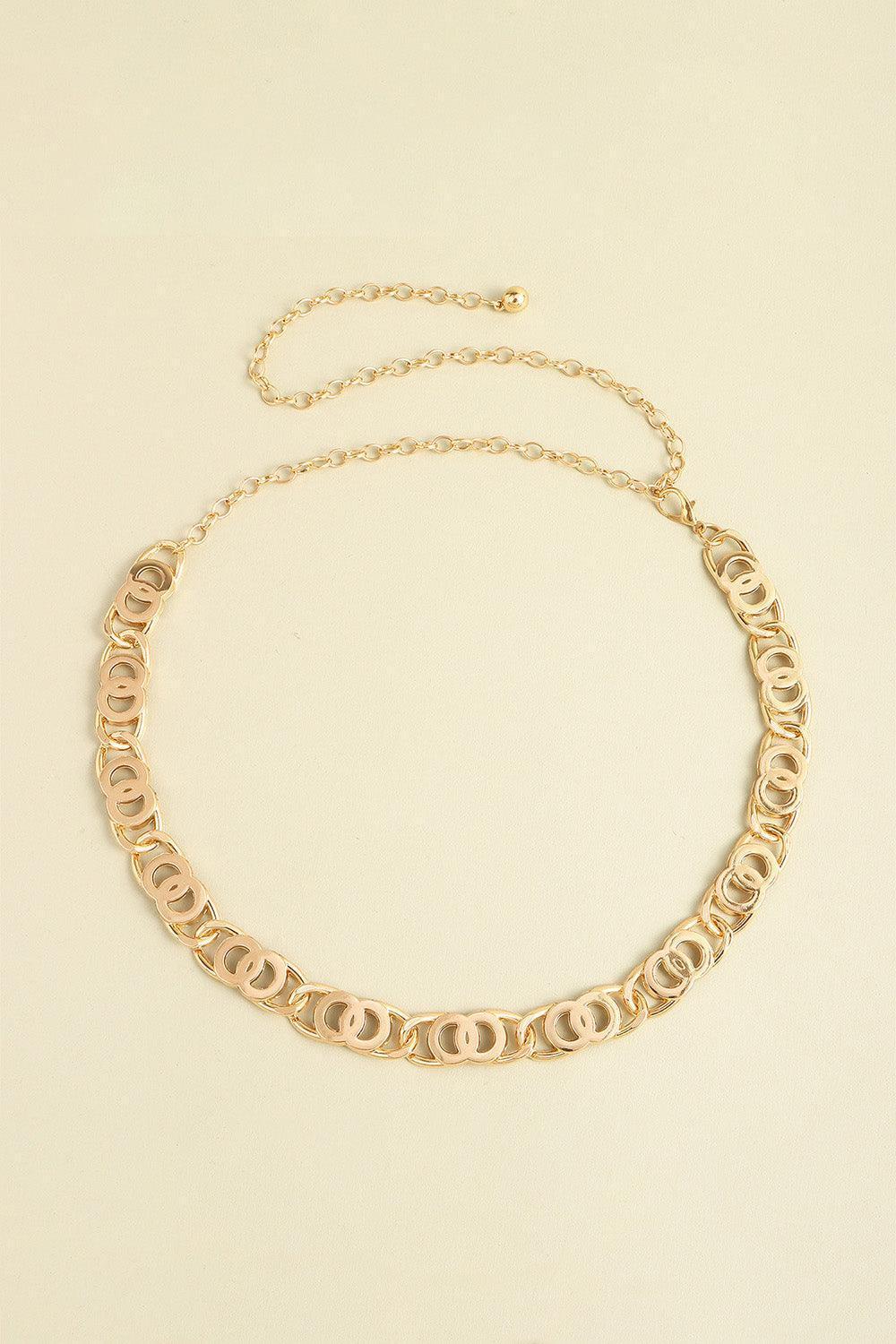 Catch The Eye Alloy Lobster Clasp Chain Belt - MXSTUDIO.COM