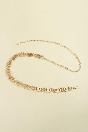 Catch The Eye Alloy Lobster Clasp Chain Belt - MXSTUDIO.COM