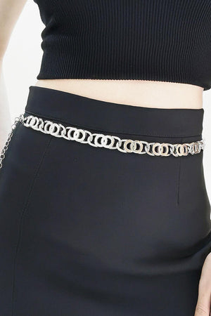 Catch The Eye Alloy Lobster Clasp Chain Belt - MXSTUDIO.COM