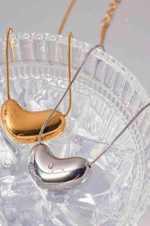 Charming Heart-Shaped Pendant Necklace-MXSTUDIO.COM