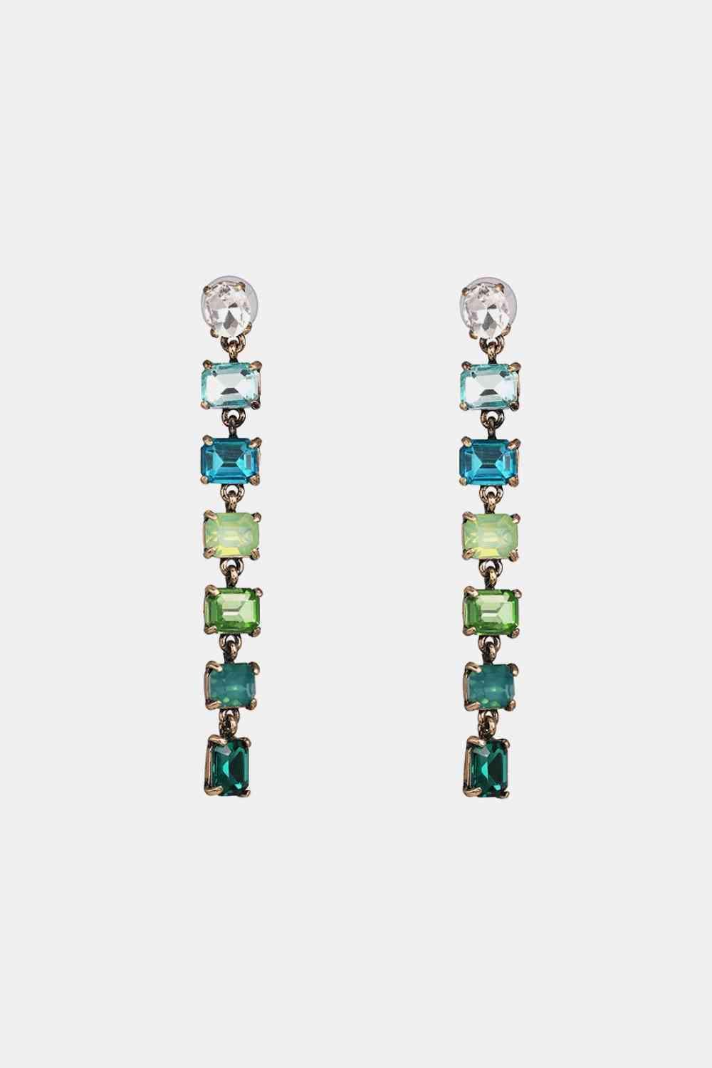 Chic Vibe Resin Geometric Dangle Earrings-MXSTUDIO.COM