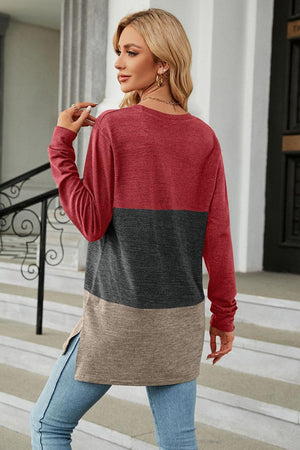 Chilly Season Style Crew Neck Long Sleeve T Shirt - MXSTUDIO.COM