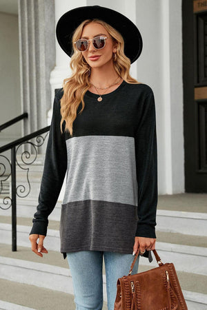 Chilly Season Style Crew Neck Long Sleeve T Shirt - MXSTUDIO.COM