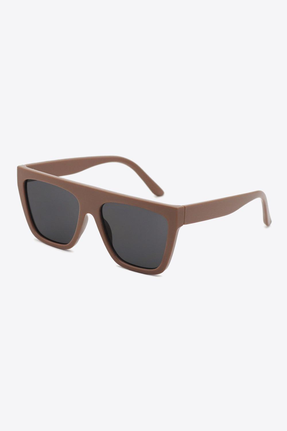 Chocolate Brown Wayfarer Polycarbonate Sunglasses - MXSTUDIO.COM