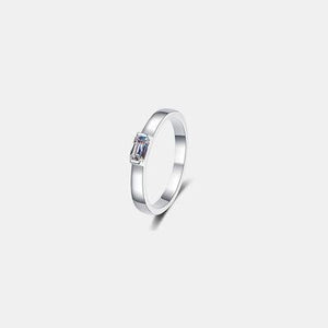 a diamond ring on a white background