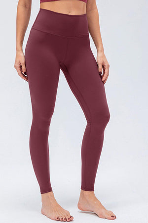 Comfy Fit Active Wide Waistband Leggings - MXSTUDIO.COM